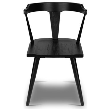 Poly and Bark Enzo Dining Chair, Black
