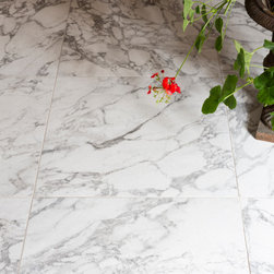 Arabescato Porcelain || Floors of Stone - Home Improvement