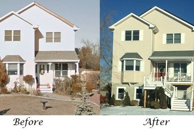 Before and After Elevation, Mastic Beach