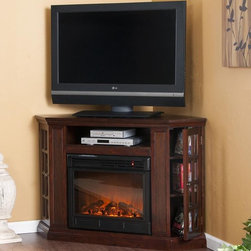 Holly & Martin&trade; Akita Convertible Media Electric Fireplace-Espresso - Indoor Fireplaces
