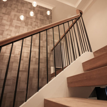 Project #81 | Modern Staircase with Integrated Seating