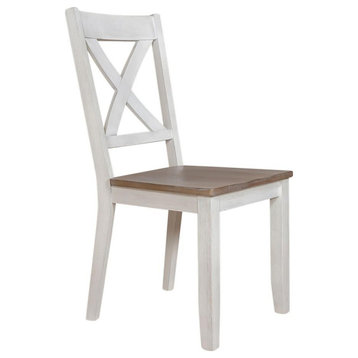 X Back Side Chair- White (RTA)