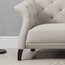 Crispin Chesterfield Sofa, Light Grey, 4-Seater