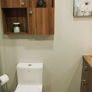 Bathroom makeover in Brossard, Quebec