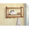 Gallerie Decor Natural Spa Transitional Bamboo Wall Organizer in Natural