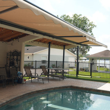 Retractable awnings