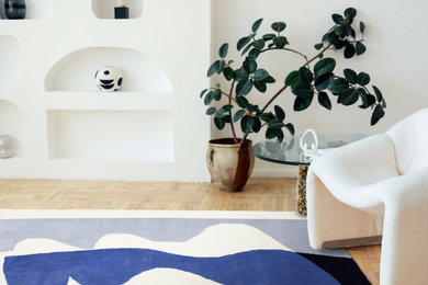 Réalisation d'un salon design.
