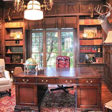 Reclaimed Oak Paneled Study