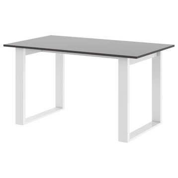 Venta Dining Table, Gray/White