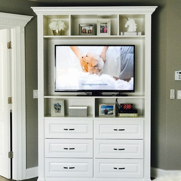 Custom Master Bedroom Built In Cabinerty