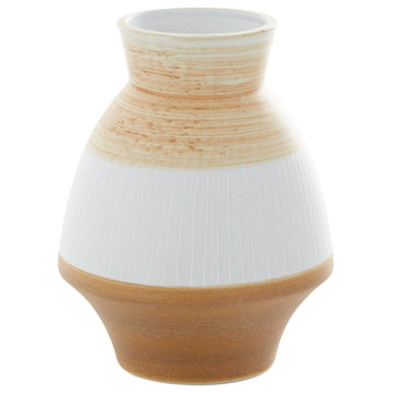 Coastal Brown Ceramic Vase 42323