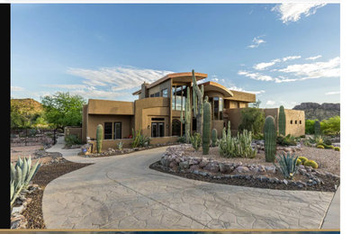 Inspiration for an exterior home remodel in Phoenix