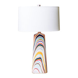 Multicolor Ceramic Table Lamp - Products