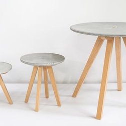 Bentu 'BU' Concrete Table - Side Tables and Accent Tables