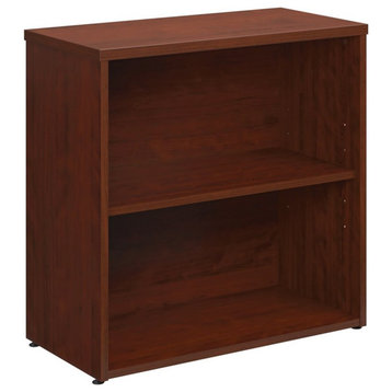 Sauder Affirm Engineered Wood 2-Shelf Bookcase in Classic Cherry