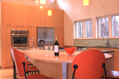 Contemporary kitchen in Other.