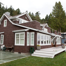 Brown & White Exterior Colors