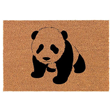 Coir Doormat Baby Panda (30" x 18" Standard)