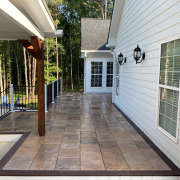 Monroe, Georgia Concrete Decking Deck Remodel