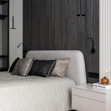 Elegant achromatic interior