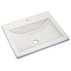 American Standard 0643.001 21-1/4" Drop-In Bathroom Sink - White