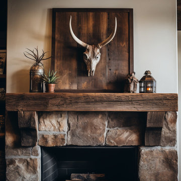 Gorgeous Fireplace Mantels with Wooden Corbels
