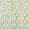 Brown Gray Tile Fabric Trellis Scroll Watercolor, Standard Cut