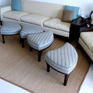 "Anaconda" shape shifting ottomans