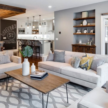 Transitional Living Room