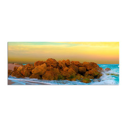 Ready2HangArt - Ready2hangart Bruce Bain 'Rainbow Rock' Canvas Wall Art - Prints And Posters