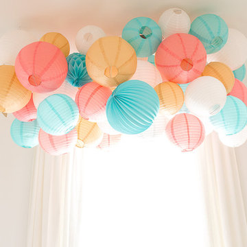 Coral + Gold + Mint Nursery
