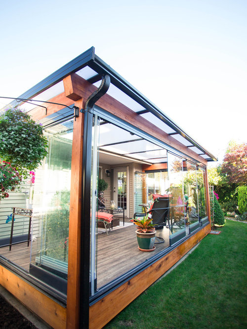 75 Popular Conservatory with Vinyl Flooring Design Ideas Stylish Conservatory with Vinyl
