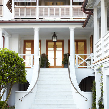 Sullivans Island Beach House with Island Influence - Entry Stairs