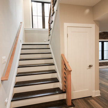 Project #69 | Contemporary Staircase with Horizontal Metal Rods
