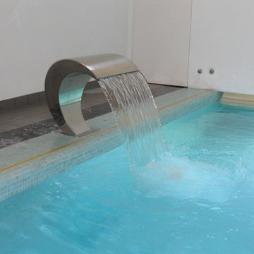 Piscina interrata per centro benessere