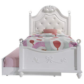 Picket House Furnishings Annie Twin Platform Bed With Storage Trundle