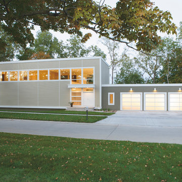 All glass Garage Door with Aluminum Frame