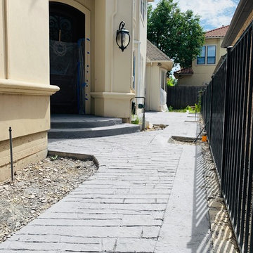 Stamped concrete Frisco , Tx - Progroup Construction