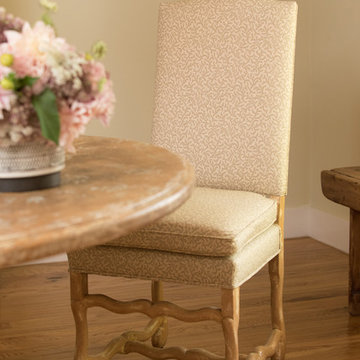 Soothing Sanctuary Dining Room + Foyer Staircase