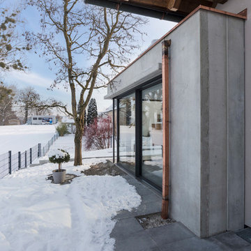 Erweiterung eines Wohnhauses // Detail Materialität