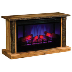Rustic Indoor Fireplaces by Signature Designs