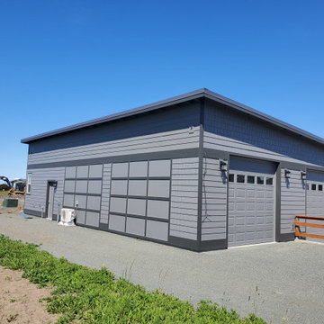 RV Garage Design Build on the water in Sequim