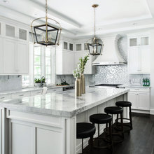 beach kitchen and fireplace