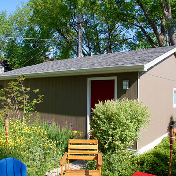 Modern Home, Evanston, IL James Hardie Siding Install