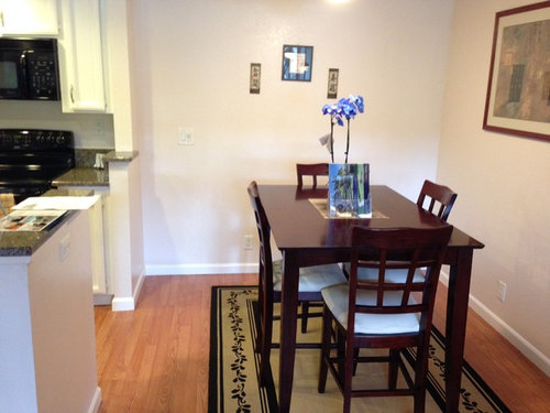 No natural light in kitchen