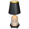 Runway Light Table Lamp, LED 120V/6W 580 Lumens, Clear Globe