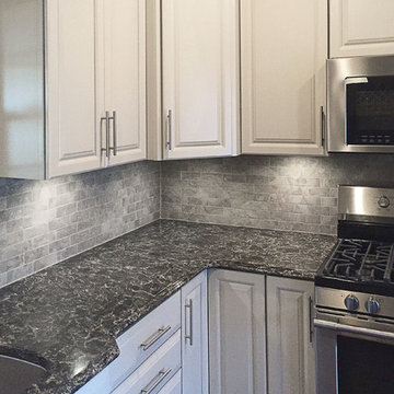Painted Mushroom Traditional Kitchen
