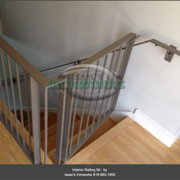 Interior Railings Custom Made by Isaac's Ironworks