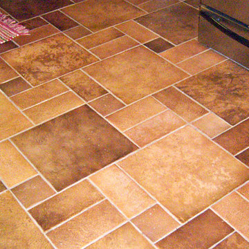 Porcelain Tile Kitchen Floor
