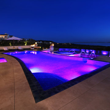 Rancho Palos Verdes 2014 - Perimeter Overflow Infinity Pool & Landscape Remodel